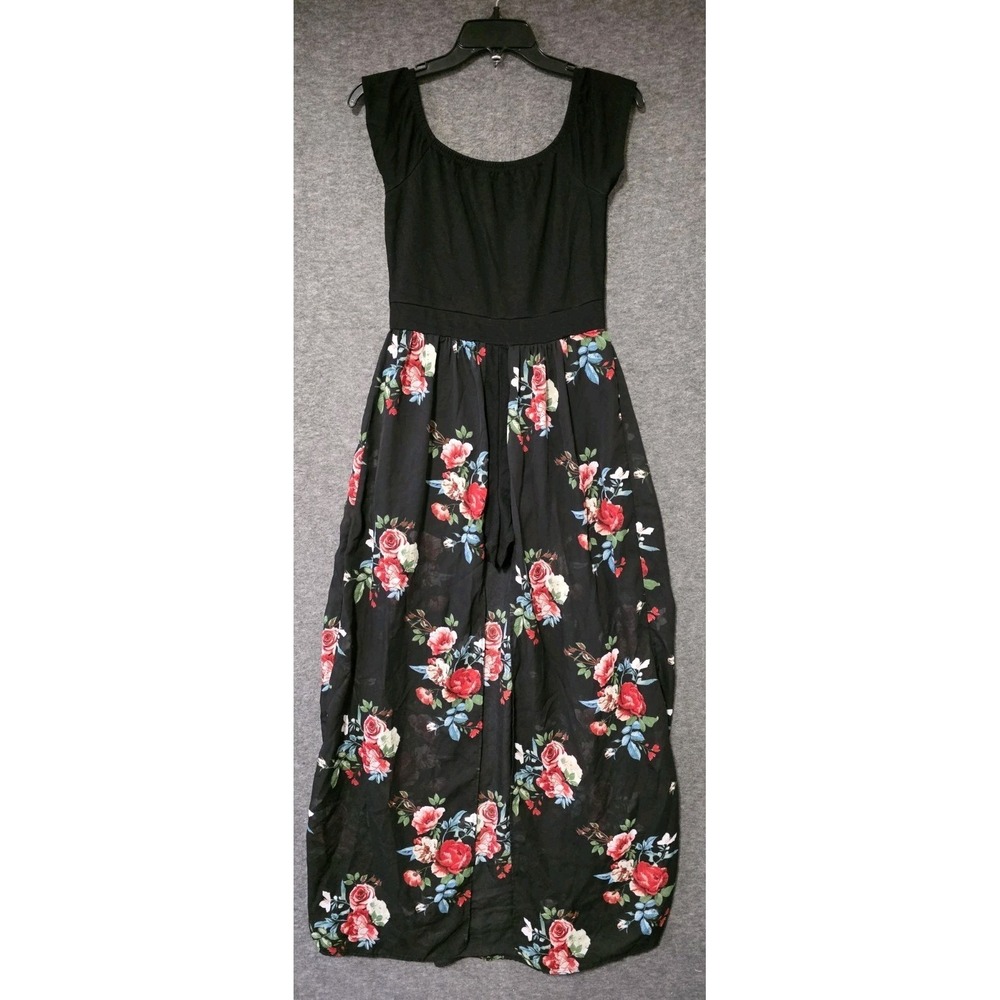 Stella Tweed Long Floral Skort Dress Medium Fairy Whimsical‎ Cottagecore Dainty